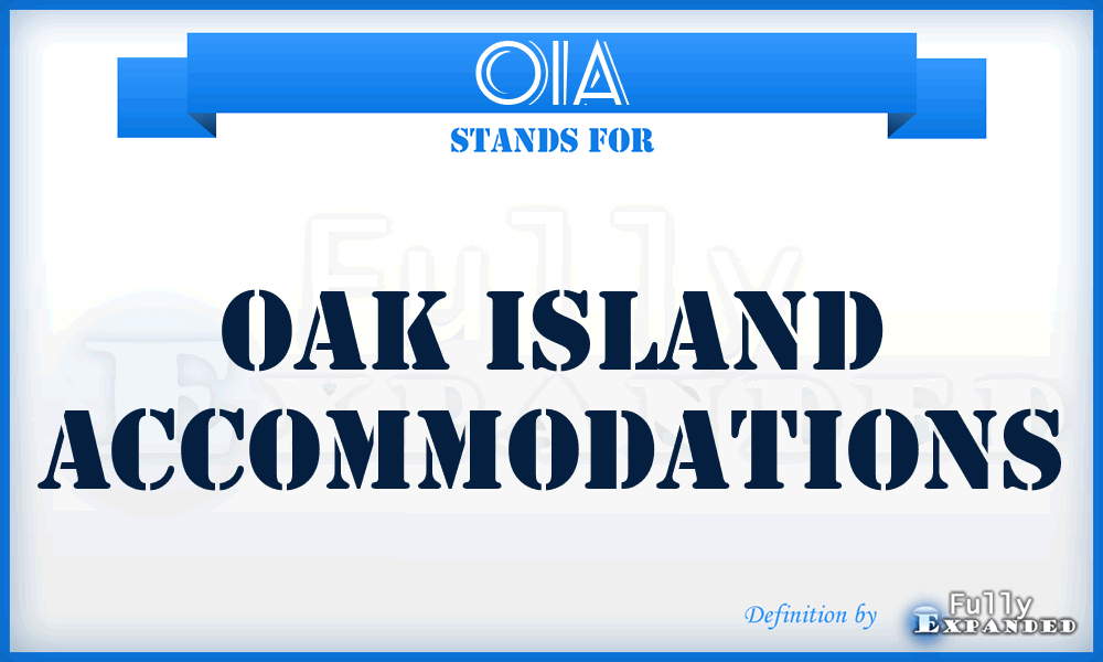 OIA - Oak Island Accommodations