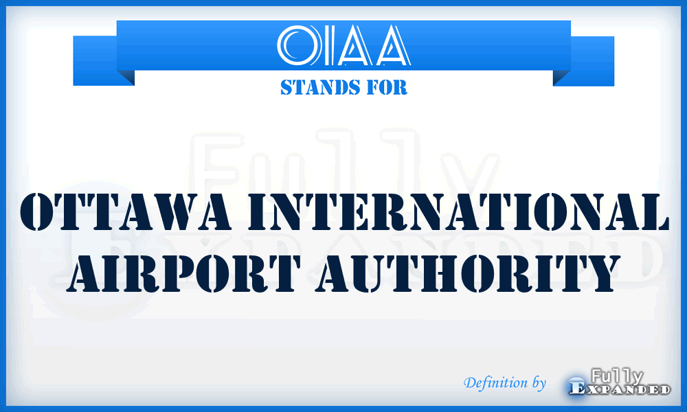 OIAA - Ottawa International Airport Authority
