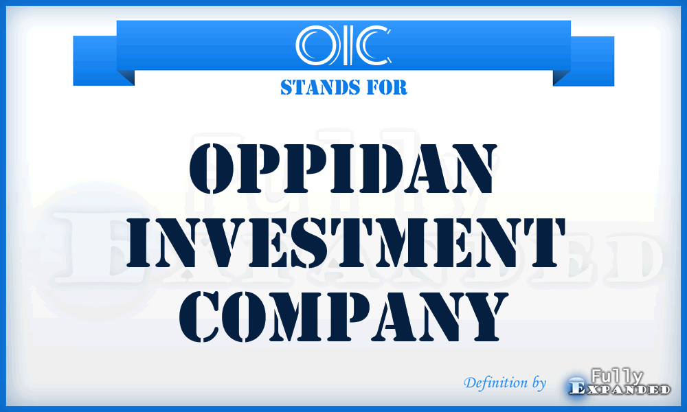 OIC - Oppidan Investment Company