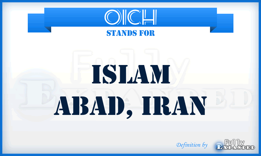 OICH - Islam Abad, Iran