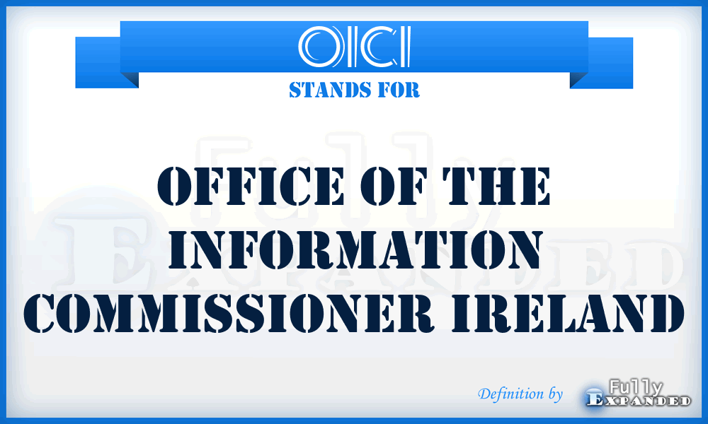 OICI - Office of the Information Commissioner Ireland