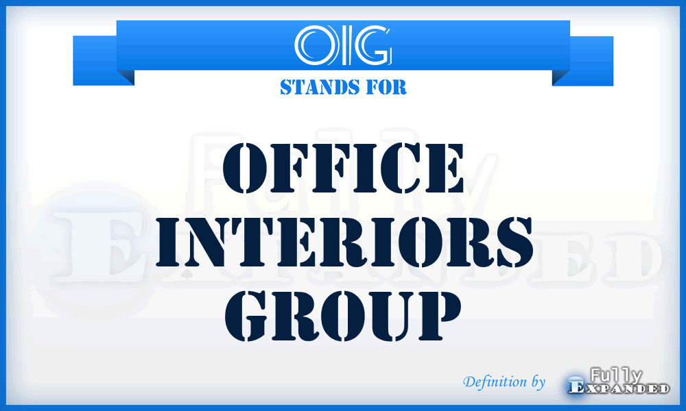 OIG - Office Interiors Group