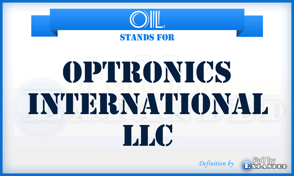 OIL - Optronics International LLC