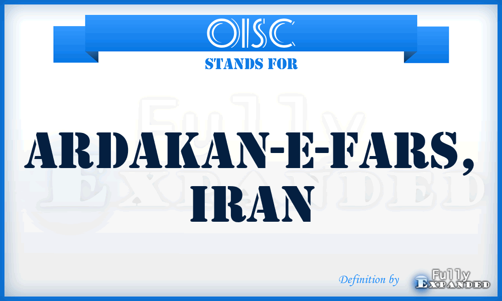 OISC - Ardakan-E-Fars, Iran