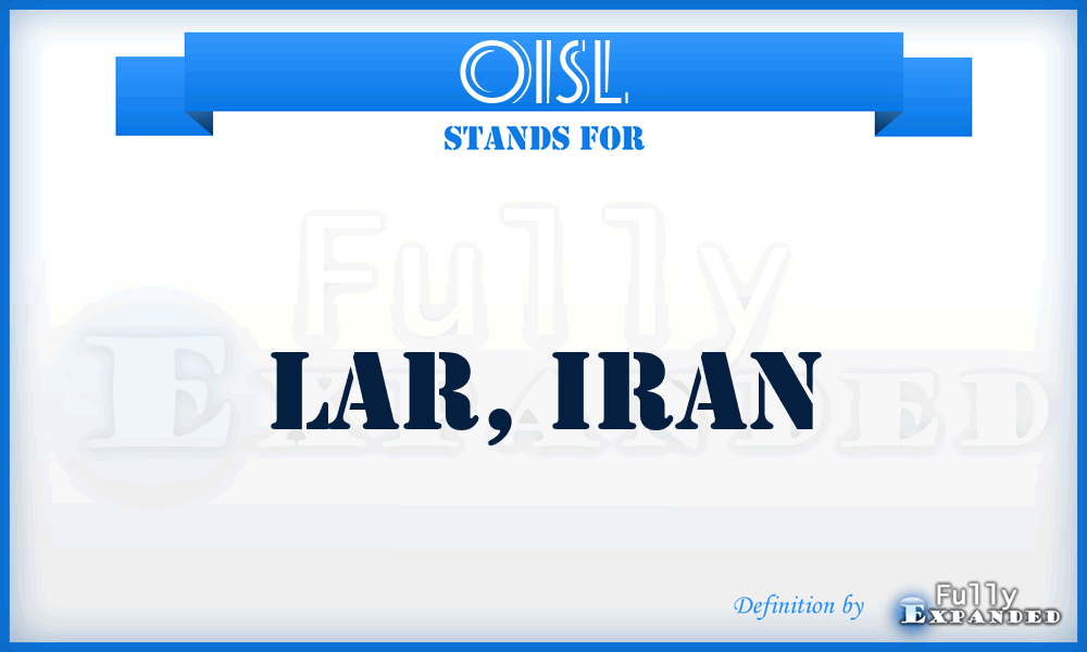 OISL - Lar, Iran