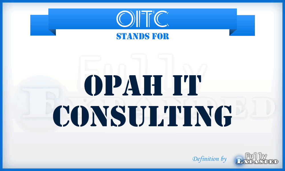 OITC - Opah IT Consulting