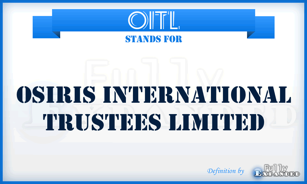 OITL - Osiris International Trustees Limited
