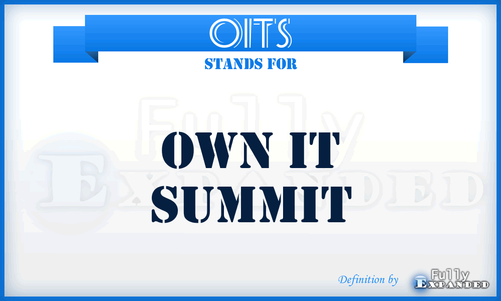 OITS - Own IT Summit