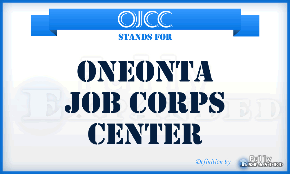 OJCC - Oneonta Job Corps Center