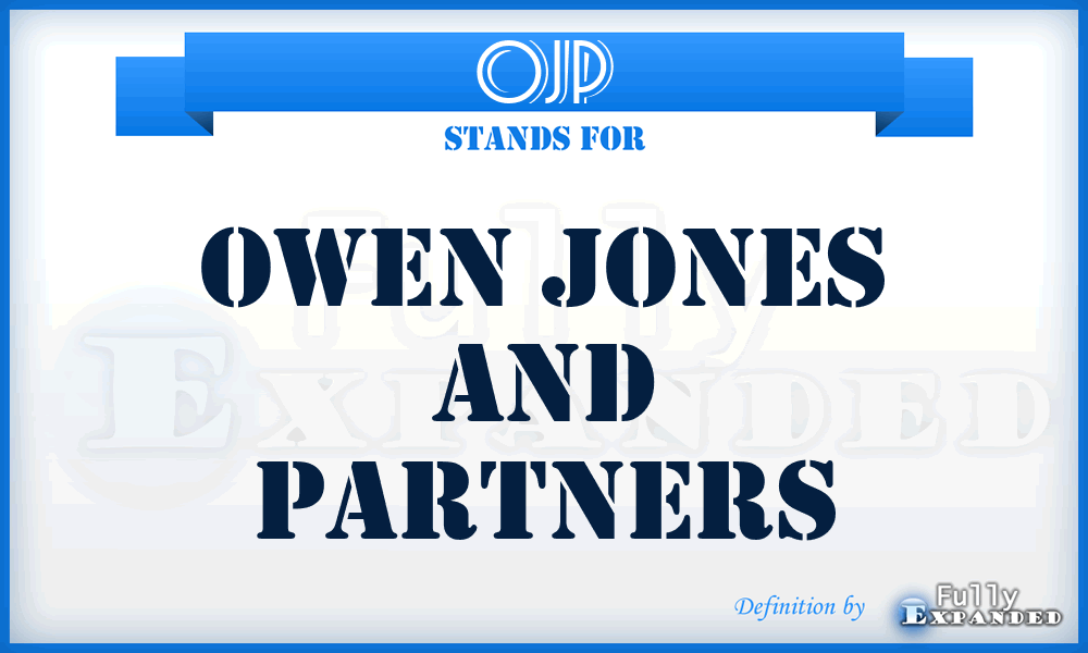 OJP - Owen Jones and Partners