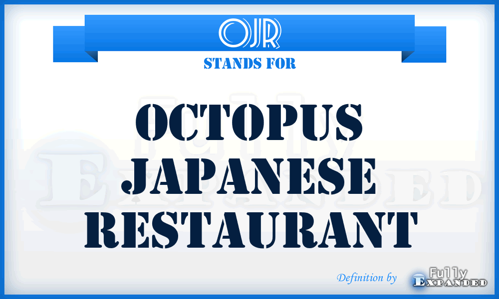 OJR - Octopus Japanese Restaurant