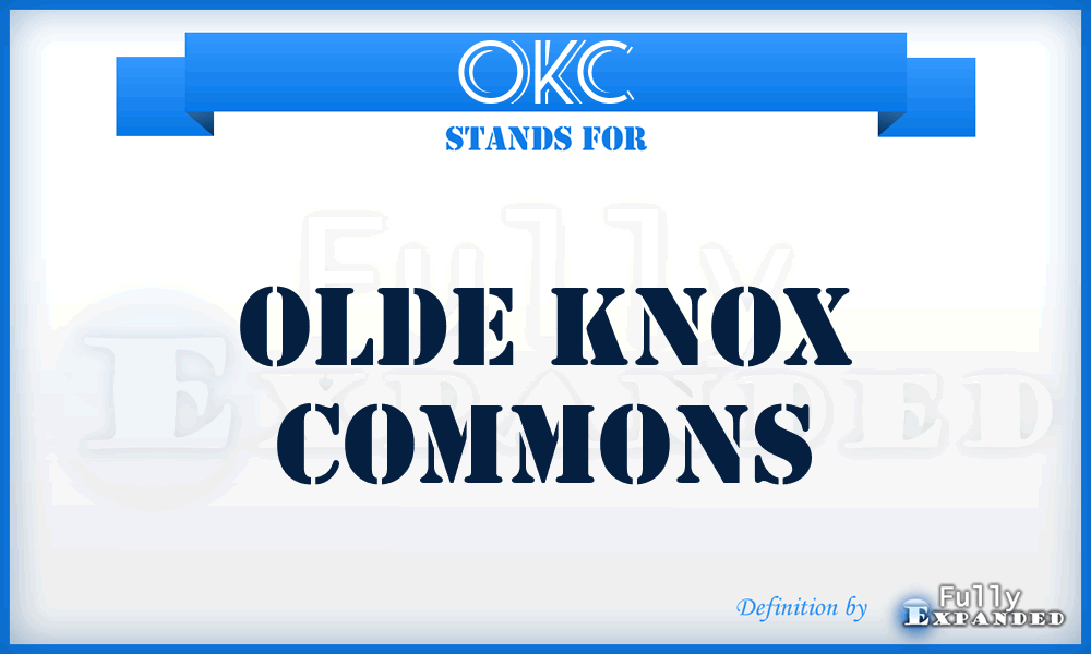 OKC - Olde Knox Commons