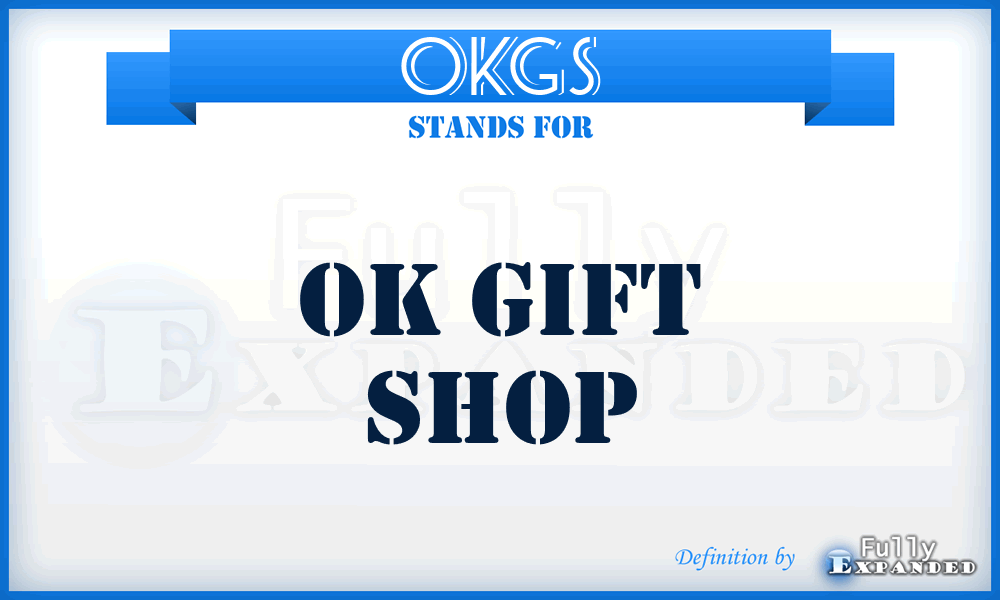 OKGS - OK Gift Shop