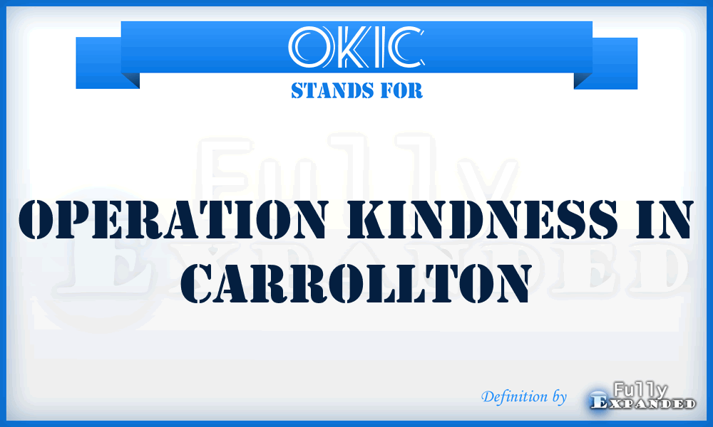 OKIC - Operation Kindness In Carrollton