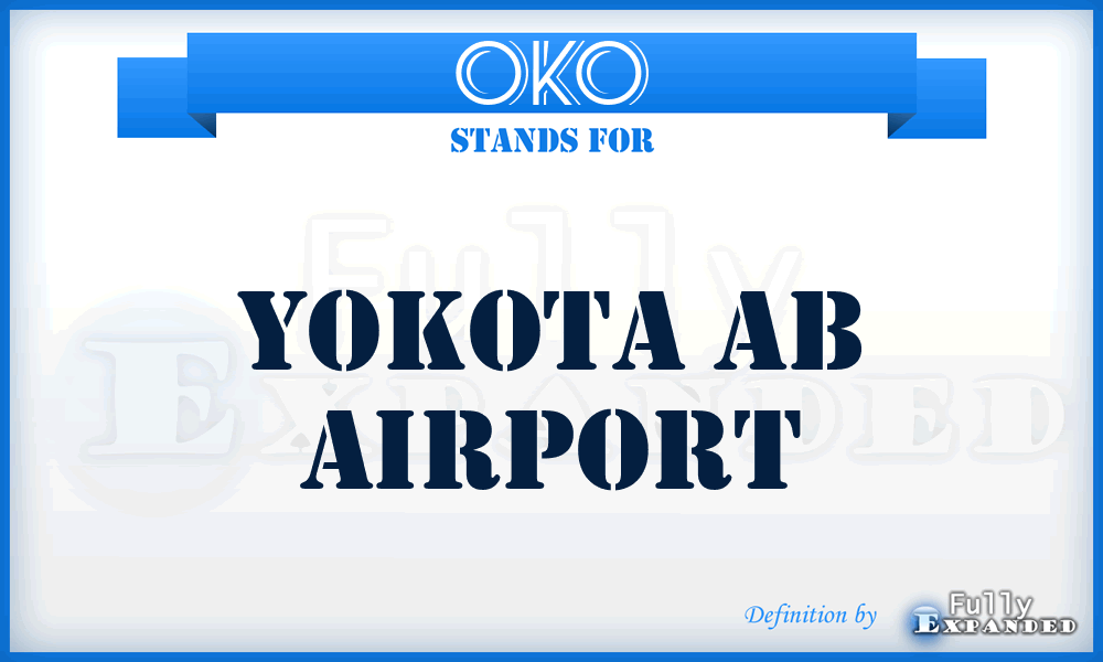 OKO - Yokota Ab airport