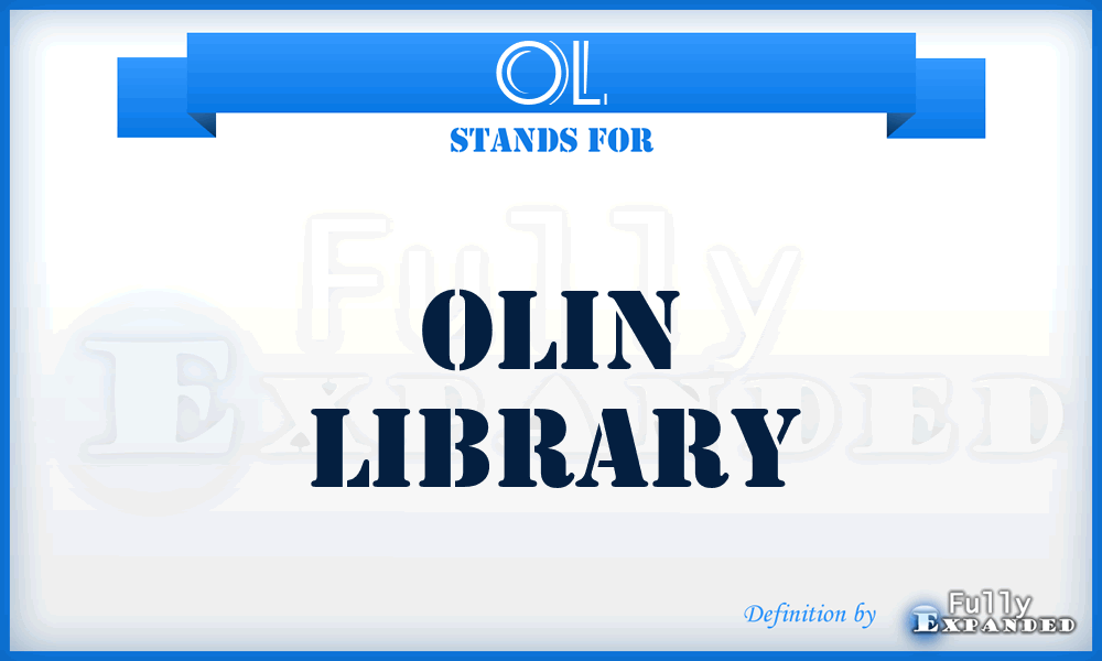 OL - Olin Library