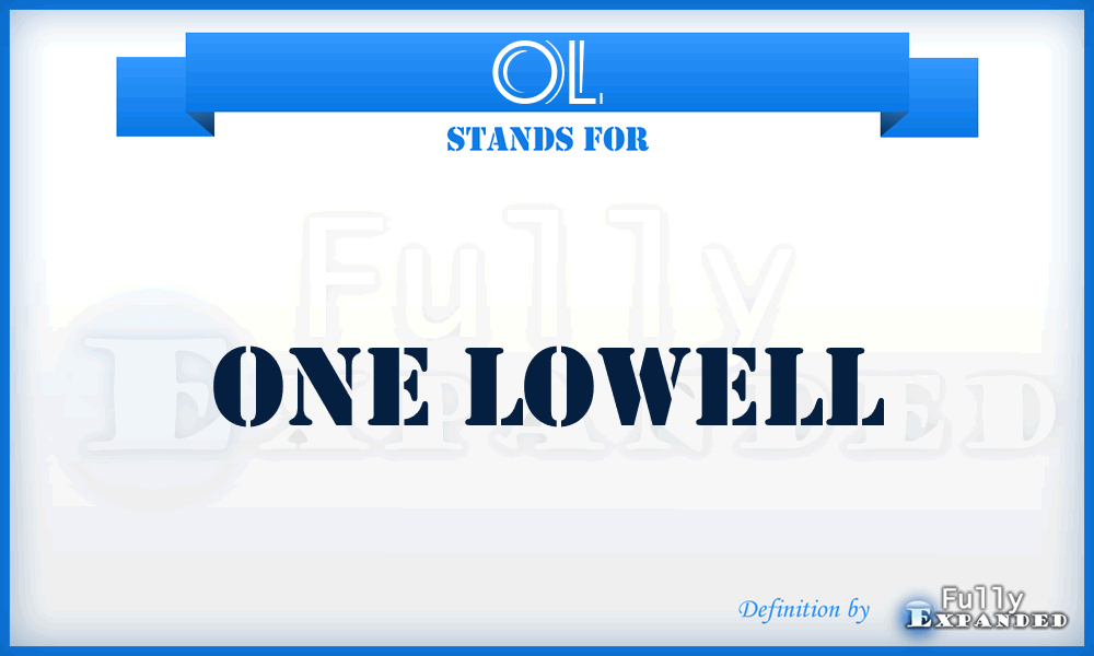 OL - One Lowell