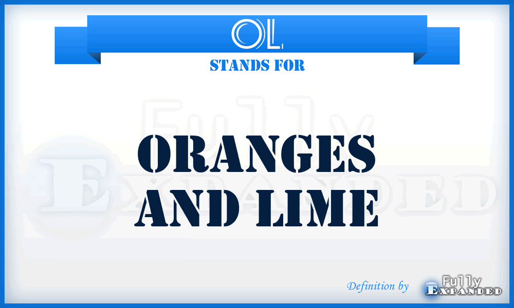 OL - Oranges and Lime