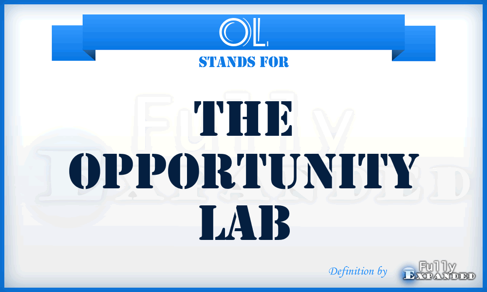 OL - The Opportunity Lab