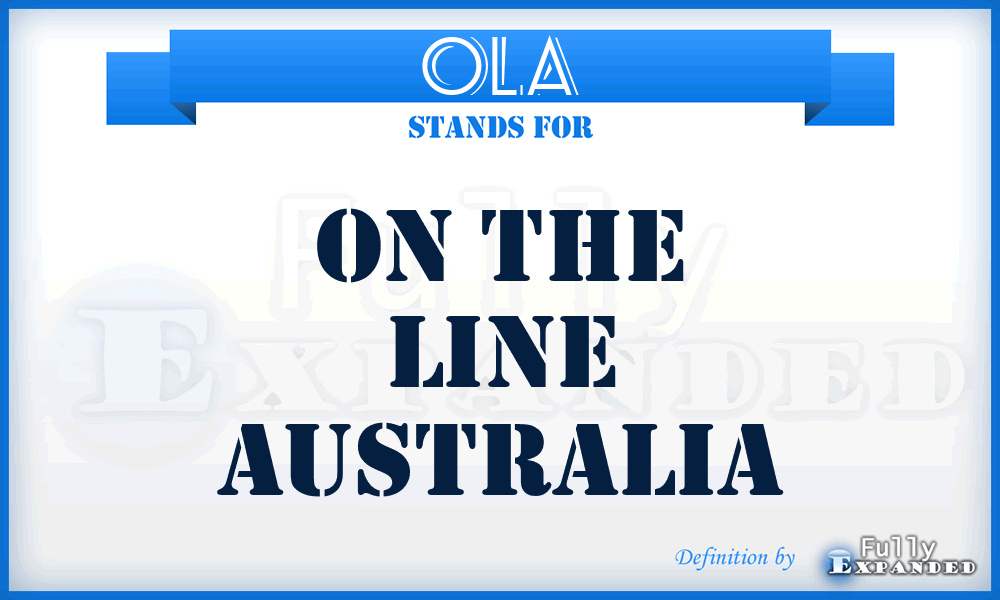 OLA - On the Line Australia