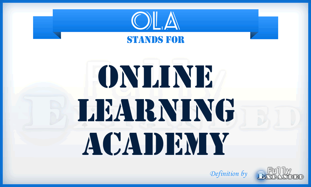 OLA - Online Learning Academy