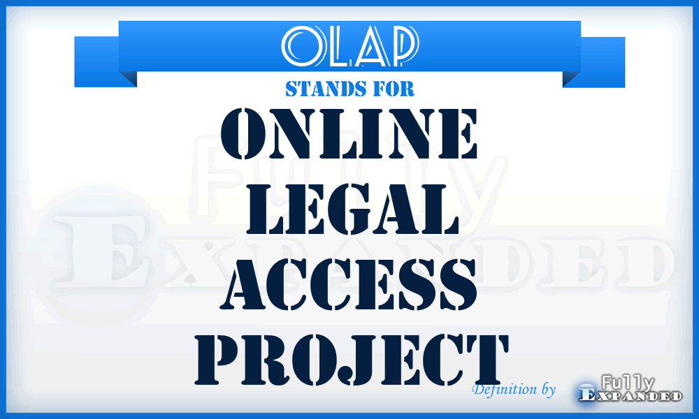 OLAP - Online Legal Access Project