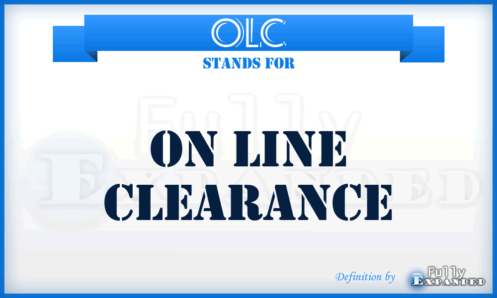 OLC - On Line Clearance