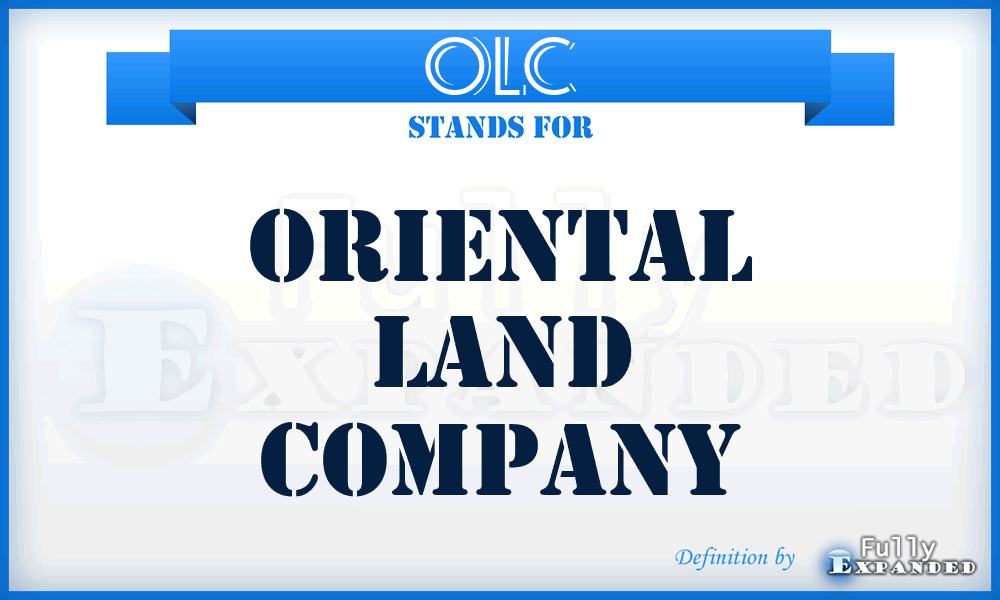 OLC - Oriental Land Company