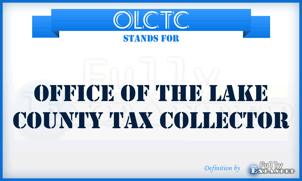 OLCTC - Office of the Lake County Tax Collector