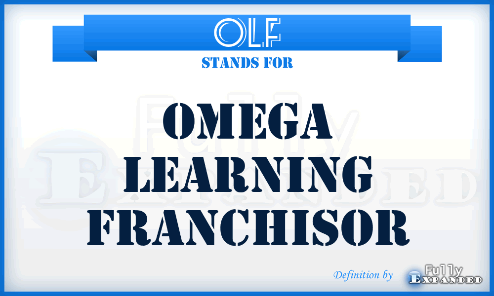 OLF - Omega Learning Franchisor