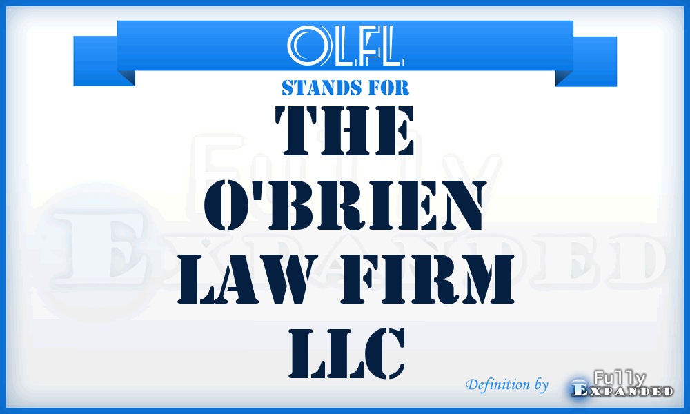 OLFL - The O'brien Law Firm LLC