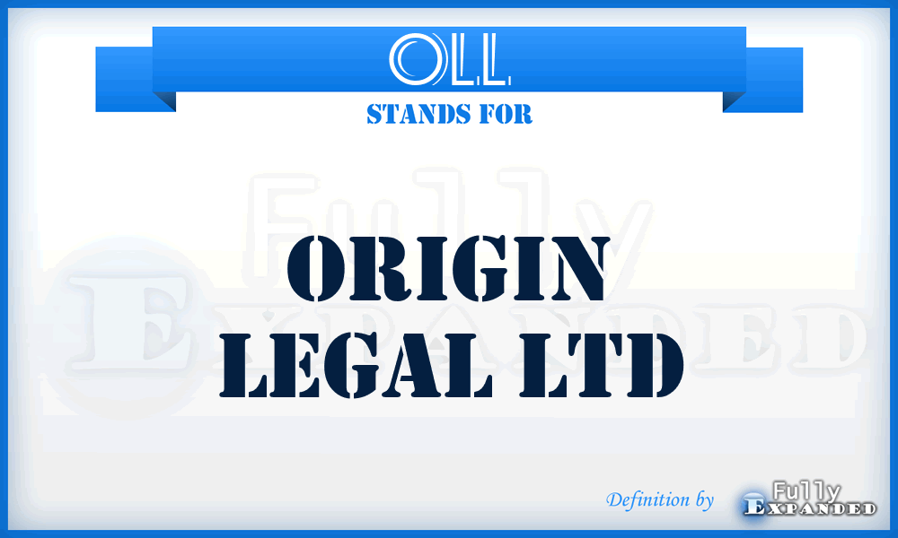 OLL - Origin Legal Ltd