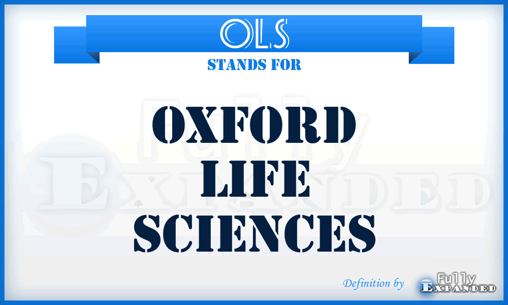 OLS - Oxford Life Sciences