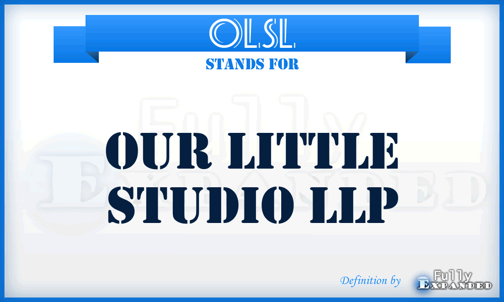 OLSL - Our Little Studio LLP