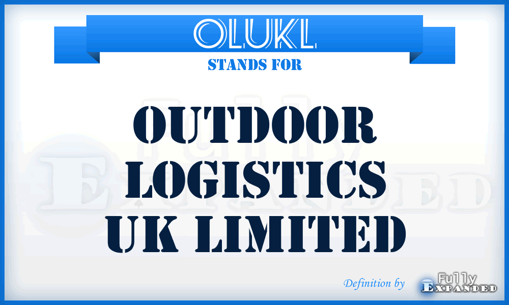 OLUKL - Outdoor Logistics UK Limited