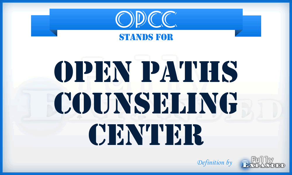 OPCC - Open Paths Counseling Center