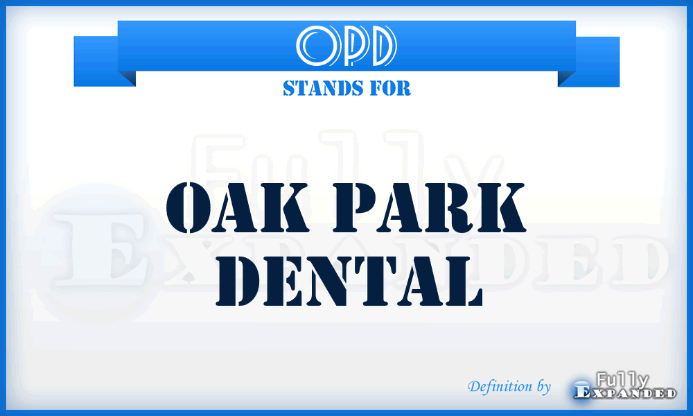 OPD - Oak Park Dental