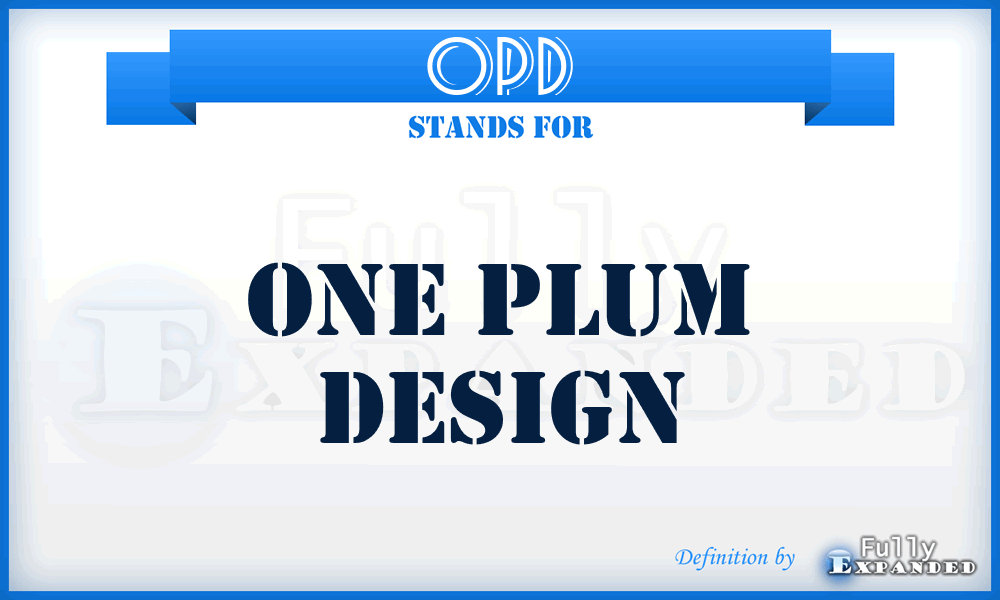 OPD - One Plum Design