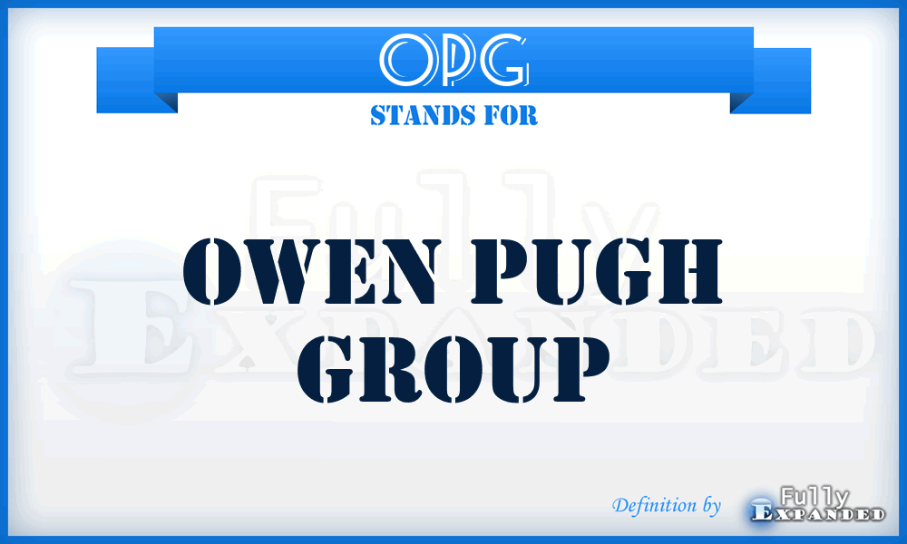 OPG - Owen Pugh Group