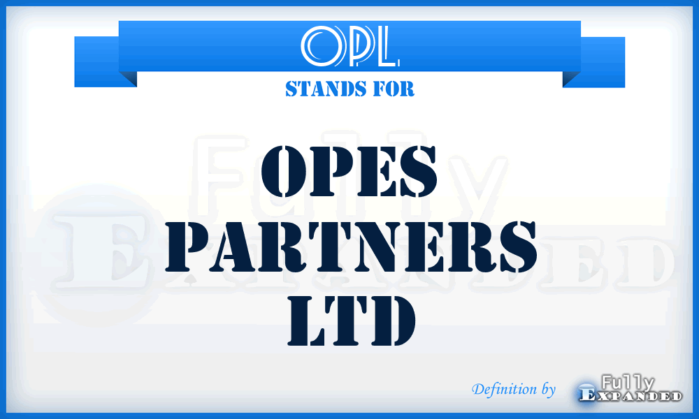 OPL - Opes Partners Ltd