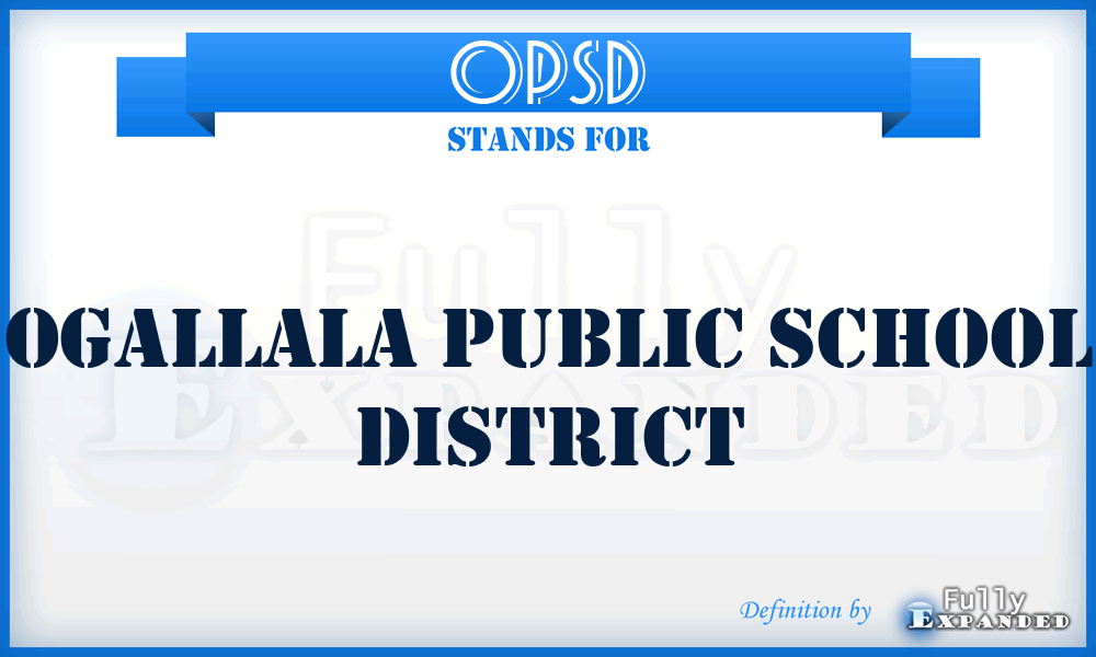 OPSD - Ogallala Public School District