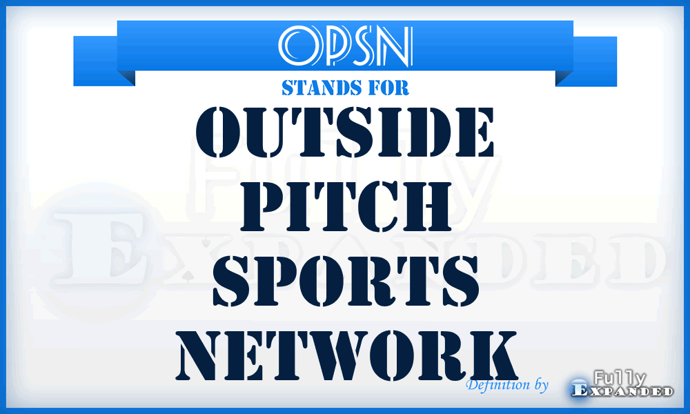 OPSN - Outside Pitch Sports Network