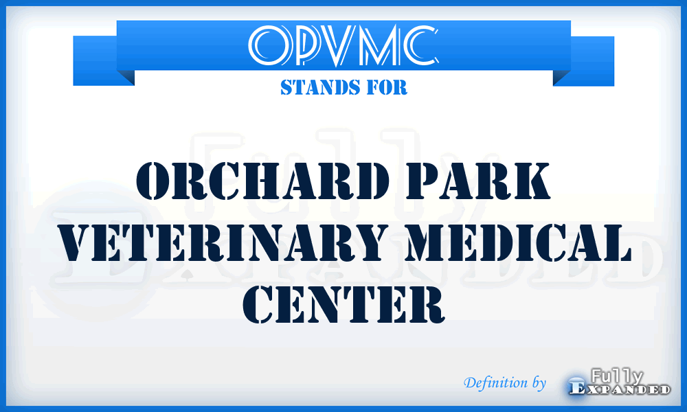 OPVMC - Orchard Park Veterinary Medical Center