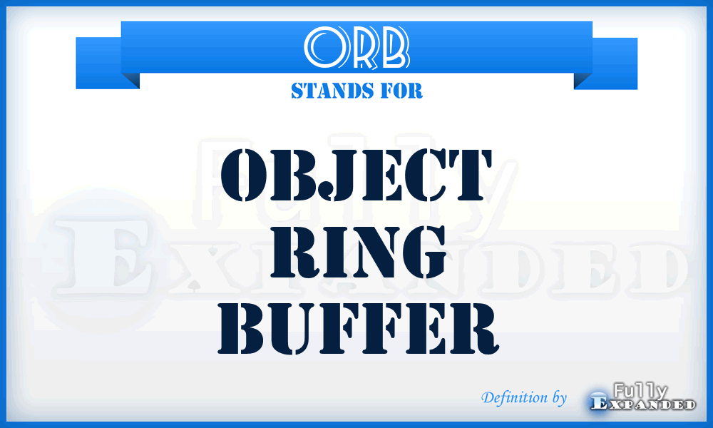 ORB - Object Ring Buffer