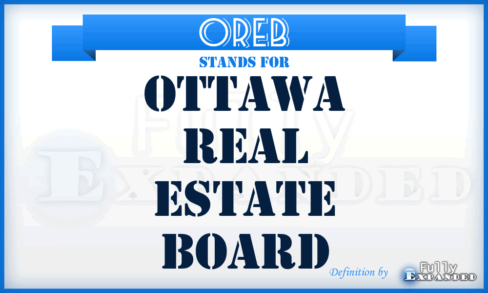 OREB - Ottawa Real Estate Board