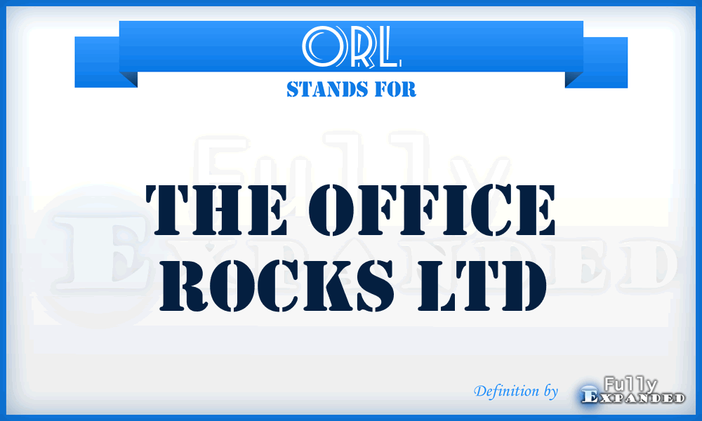 ORL - The Office Rocks Ltd