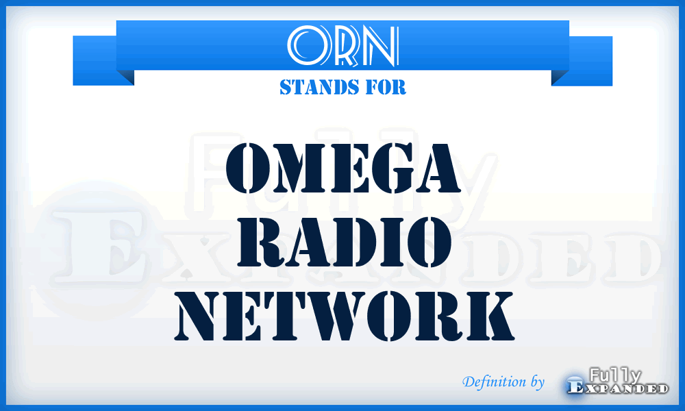 ORN - Omega Radio Network