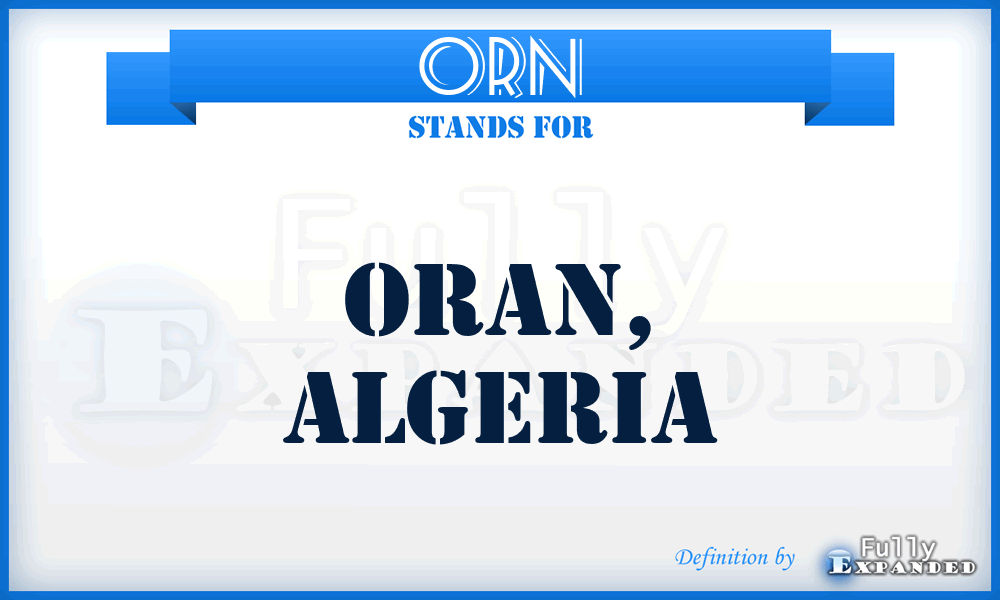ORN - Oran, Algeria