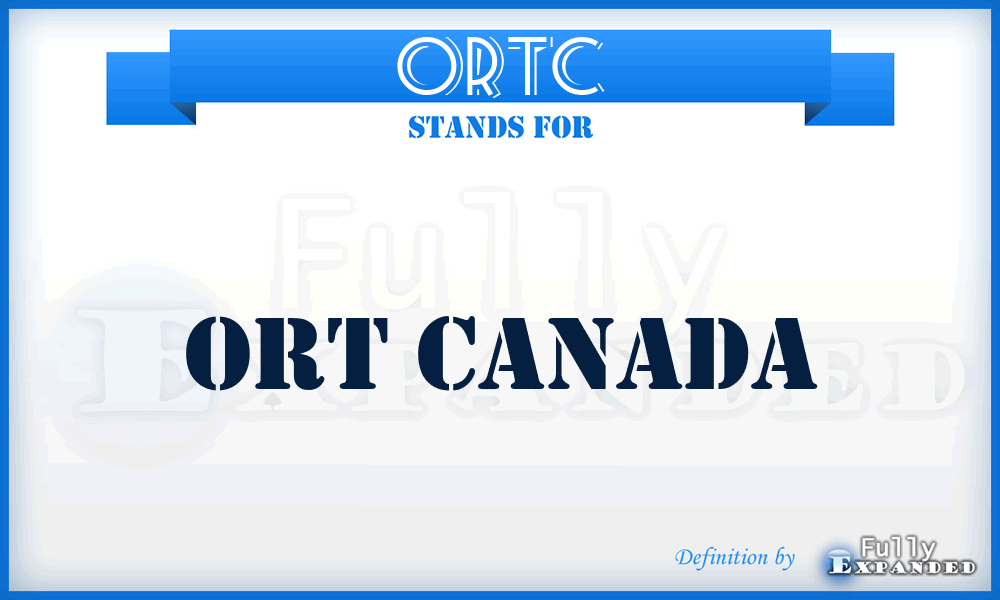 ORTC - ORT Canada
