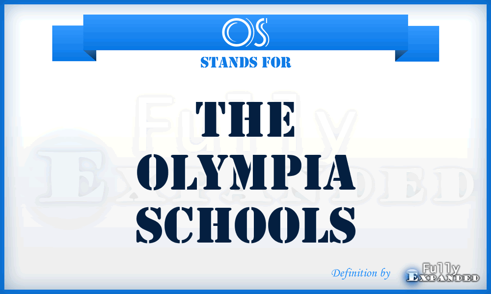 OS - The Olympia Schools